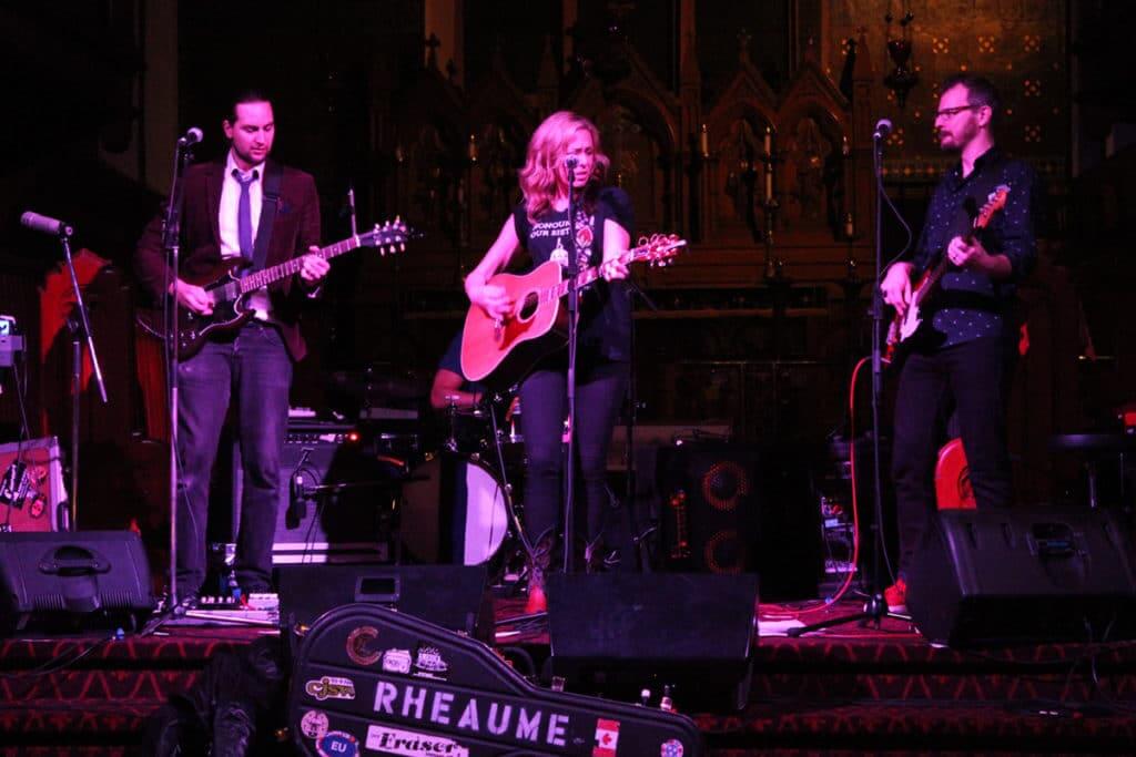 Amanda Rheaume performs at JUNOfest