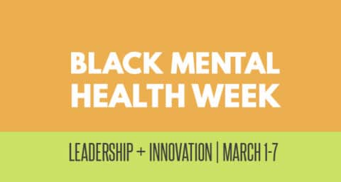 black mental health week