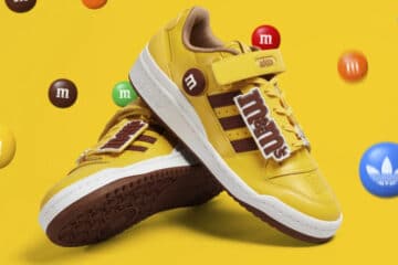 Adidas and M&M Yellow M&M’S x adidas Forum Low 84 Shoes LKV15