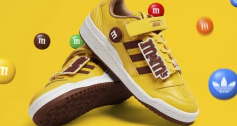 Adidas and M&M Yellow M&M’S x adidas Forum Low 84 Shoes LKV15